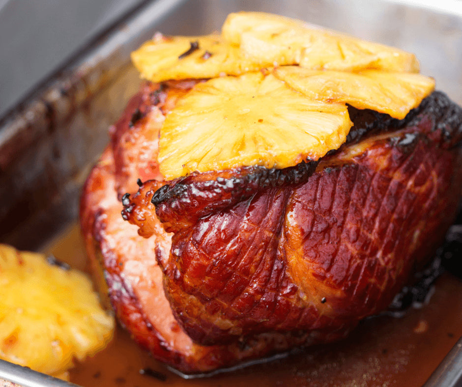 pineapple glazed ham steak